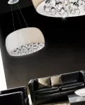 Quince 40 pendant/top G9 5x Max 40W Only LEDMETAL GLASS CHROME ACRYL