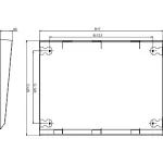 PanelSeT Daszek do SF, SM 1200x 400mm