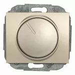 SO-1N/M Ściemniacz obrotowy-NOVA- 230V, 50Hz, Pmin:60W, Pmax:400W; satyna