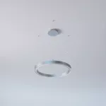 ALFREDO 810/U wisząca DIRECT LED PHILIPS LV 50,5W/8000lm/3000K/TD/CAS, 230V, kolor srebra (gładki mat)