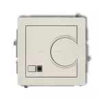 DECO Mechanizm elektronicznego regulatora temperatury z czujnikiem powietrznym ecru mat