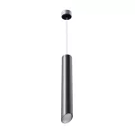 PIXO 410 wisząca max 1x50W, GU10, 230V, kolor srebra, czarny głęboki (mat struktura) RAL 9005 T068P41Wh963116