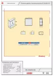 Obudowa poliestrowa - IP44/IP54, IK10, KS 80x80+KK daszek płaski