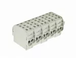LISTWA ZACISKOWA PIĘCIOPOLOWA ZGX 5x(1x35/2x25) MM2 (SZARA)