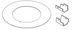 Zestaw montażowy CIRCLE II (rozeta 280 mm do otworu 222 mm) dedykowany do oprawy M