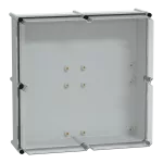 Puszka poliestrowa PLS pokrywa transparentna poliwęglanowa IP65 540x540x230 mm, PanelSet