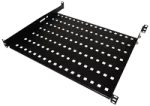 Półka stała 19" 1U głęb. 450mm, czarna, 4 punkty mocowania ALANTEC