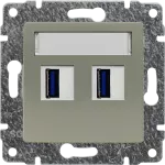 VENA Ładowarka USB podwójna SATYNA