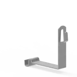 [OG] Uchwyt pod dachówkę z zamkiem Domino H-100mm