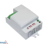 CZUJNIK MIKROFALOWY 500W 360* IP20 PROSTOKĄTNY BIAŁY DIP-SWITCH