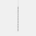 Pendant Dew Vertical 1700mm Surface LED 21.1W LED warm-white 2700K DALI/PUSH Black 1383lm 00-8306-05-M1