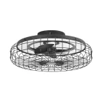 Fan Merak ø610mm IP44 LED TW 2700-6000K Black Black 4370 VE-0028-NEG