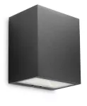 Flagstone wall lantern black 3x1W SELV up&down myGarden Kinkiet