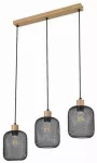 3132 Lampa wisząca Grendel E27 3x60W beech+blk D15