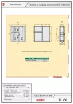 Obudowa poliestrowa - IP44/IP54, IK10, OSZ 80x80/3+5/8 daszek płaski