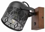 3298 Spot Rotem E14 1xMAX40W black waln
