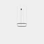 Pendant Geometric Square Surface 1000x1000mm LED 72W LED neutral-white 4000K DALI-2 Gold 4978lm QS4Z-00X9AZDUEF