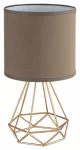 3017 Lampka nocna Kinga E14 1x MAX 40W złoty