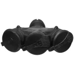 R-X3/54 Rozgałęźnik trzykrotny z klapką hermetyczną; 3x2p+Z; IP54; EXTREM; rozberialne; czarno-czarny