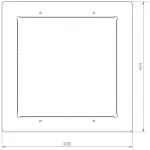 MASKOWNICA PETROL II 470x470 mm