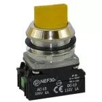 PROMET Przycisk NEF30-PX/W3 żółty