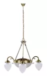 8633 Żyrandol Annabella E14/3x40/E37/2x60brąz 230V, 50Hz