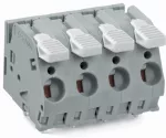 Złączka do płytek drukowanych dźwignia 6 mm² RM 10 mm 12-bieg, szara 2706-262