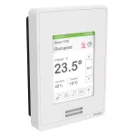 SER8350, regulator z czujnikiem temp+wilg+PIR, ekran dotykowy, max 10 modułów VC3xxx, BACnet/Modbus, biały