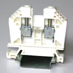 Złączka szynowa 2,5mm2 biała /100/