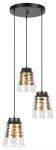 3545 Lampa wisząca Zenaida E27 3x MAX 60W czarny