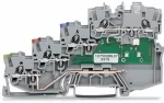 4-przewodowa złączka do czujników żółta LED do czujników typu PNP, szara 2000-5410/1102-950