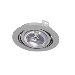 GIULIETTA A1Ah AR111 wpust stropowy max. 1x60W, G53, 12V, srebrny aluminiowy (mat struktura) RAL 9006