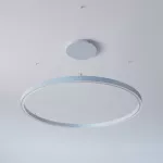 ALFREDO 1715/U wisząca DIRECT LED PHILIPS LV 115W/19022lm/4000K/TD/CAS, 230V, srebrny aluminiowy (mat struktura) RAL 9006