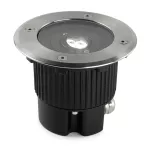 Recessed uplighting IP65-IP67 Gea Power LED Round ø130mm LED 8.9W LED warm-white 3000K ON-OFF AISI 316 stainless steel 460lm 55-9663-CA-CL