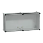 Puszka poliestrowa PLS pokrywa transparentna poliwęglanowa IP65 270x540x180 mm, PanelSet