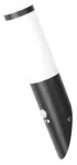 8146 Kinkiet ogrodowy Inox torch ukośny E27/1x15W czarny mat z czujnikiem 230V, 50Hz
