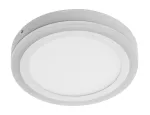 OPRAWA LED TWINS, TYPU DOWNLIGHT, 16W (12W+4W), 1140lm, AC220-240V, 50/60 Hz, PF>0,5, RA>80, IP20, KĄT ŚWIECENIA 120°, CIEPŁA BIAŁA 3000K, NATYNKOWA, BIAŁY