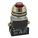 PROMET Przycisk NEF30-UWLXY/24V/W3 czerwony