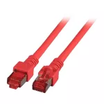 Patchcord RJ45 S/FTP kat. 6 LSZH czerwony 2m