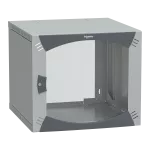 Obudowa stała OPB, drzwi szklane, 9U, 600x600, RAL7035, IP20, IK08, 50kg