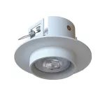 PIXO H2Ahd wpust stropowy 1x50W, GU10, 230V, biały sygnałowy (mat struktura) RAL 9003