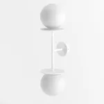 COTTON kinkiet fi100 max.2x1,9W, G9, 230V, biały sygnałowy (mat) RAL 9003