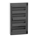 Obudowa PrismaSeT XS PSXS-4-18-NT-P, natynkowa, drzwi przezroczyste, 4 rzędy, 18 modułów w rzędzie, IP40, IK09