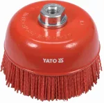 SZCZOTKA TARCZOWA 125MM M14 NYLON RED