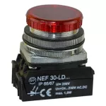 PROMET Lampka NEF30Lp/D230V czerwona