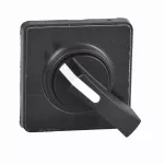 Główka napędu 45 x 45 mm - czarne pokrętło-etykieta nieoznak.do grawerowania