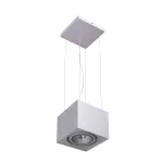 ALPINA B1Wd LED111 wisząca max. 1x20W, G53, 12V/DC, srebrny aluminiowy (mat struktura) RAL 9006