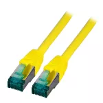 Patchcord RJ45 S/FTP kat. 6A LSZH żółty 0,25m MK6001.0,25Y