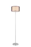 2633 Lampa podłogowa Anastasia E-27, 60W chrom, brązowy 230V, 50Hz