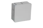 VP-02 Puszka n/t 86x86x40mm IP55 6-wl klik dł.gum. popiel